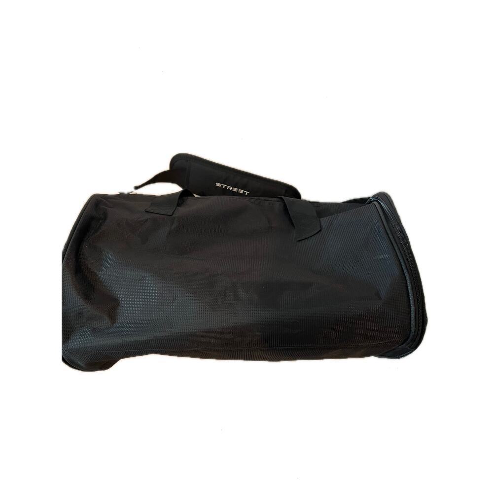 The Street Black Duffel Bag 16"x10"x10" Zipped